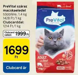 Tesco PreVital száraz macskaeledel ajánlat