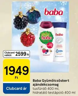 Tesco Baba Gyümölcsöskert ajándékcsomag ajánlat