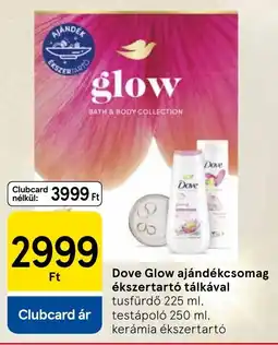 Tesco Dove Glow ajándékcsomag ékszertartó tálkával ajánlat