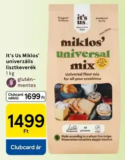 Tesco It's Us Miklos' univerzális lisztkeverék ajánlat
