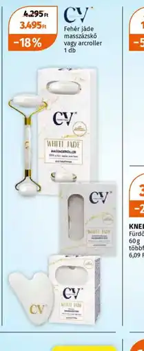 Müller CV Fehér jáde masszázskő/arcroller ajánlat