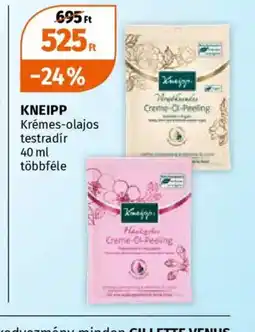 Müller KNEIPP Krém-olajos testradír ajánlat