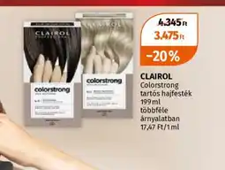 Müller CLAIROL Colorstrong hajfesték ajánlat