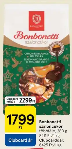 Tesco Bonbonetti szaloncukor ajánlat