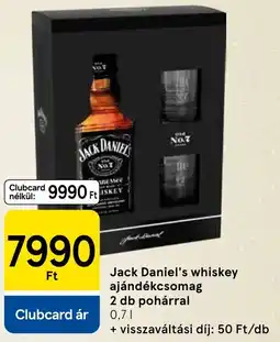 Tesco Jack Daniel's whiskey ajándékcsomag ajánlat