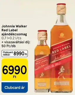 Tesco Johnnie Walker Red Label ajándékcsomag ajánlat
