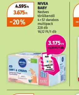 Müller NIVEA BABY Nedves törlőkendő ajánlat