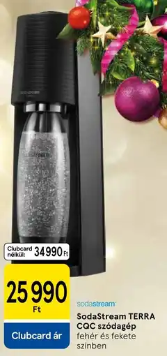 Tesco SodaStream TERRA CQC szódagép ajánlat