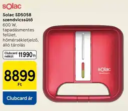 Tesco Solac SD5058 szendvicssütő ajánlat