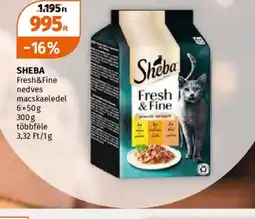 Müller SHEBA Fresh&Fine macskaeledel ajánlat