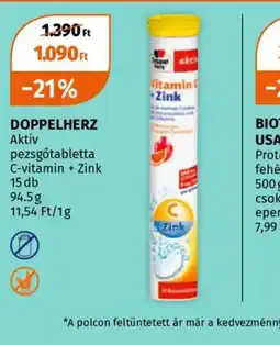 Müller DOPPELHERZ Aktiv pezsgőtabletta ajánlat