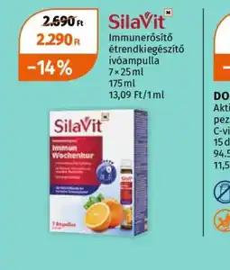 Müller SilaVit Immunerősítő ivampulla ajánlat
