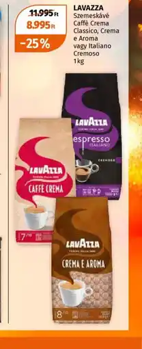 Müller LAVAZZA Szemes kávé ajánlat