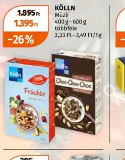 Müller KÖLLN Müzli ajánlat