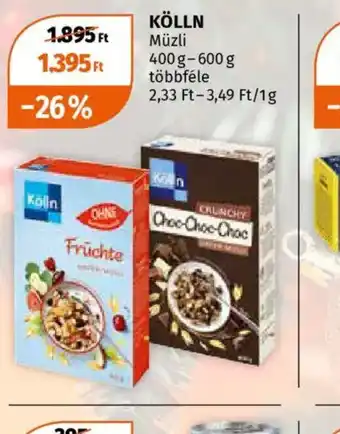Müller KÖLLN Müzli ajánlat