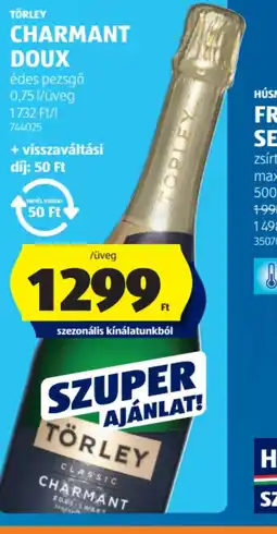 ALDI TÖRLEY CHARMANT DOUX pezsgő ajánlat