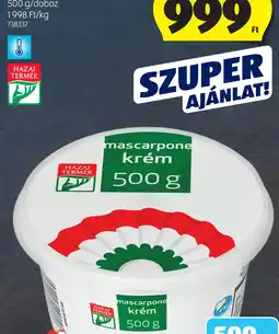 ALDI KOKÁRDÁS MASCARPONE KRÉM ajánlat
