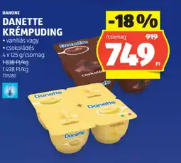 ALDI DANONE DANETTE KRÉMPUDING ajánlat