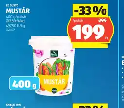 ALDI Le Gusto MUSTÁR ajánlat