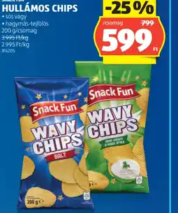 ALDI SNACK FUN HULLÁMOS CHIPS ajánlat