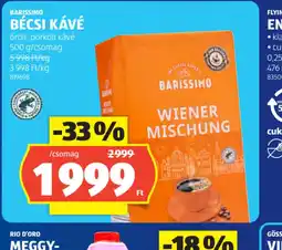 ALDI BARISSIMO BÉCSI KÁVÉ ajánlat