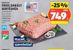 ALDI HÚSMESTER FRISS DARÁLT SERTÉSHÚS ajánlat