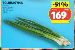 ALDI ZÖLDHAGYMA ajánlat
