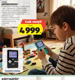 ALDI TOYLINQ JÁTÉKKONZOL ajánlat