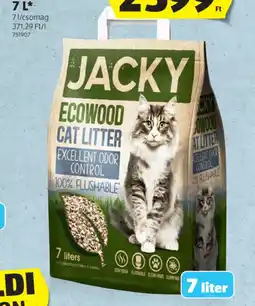 ALDI JACKY ECOWOOD MACSKAAALOM ajánlat