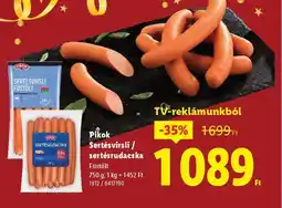 Lidl Pikok Sertésvirsli / sertésrudacska ajánlat
