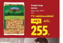 Lidl Campo Largo Lencse ajánlat