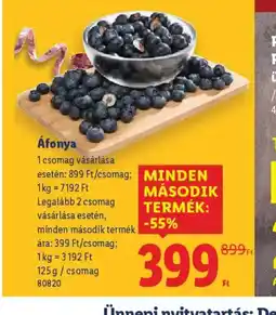 Lidl Áfonya ajánlat