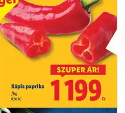 Lidl Kápia paprika ajánlat