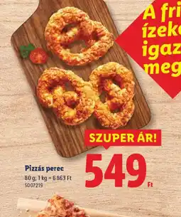Lidl Pizzás perec ajánlat