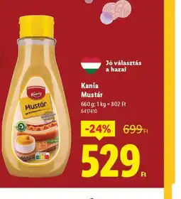 Lidl Kania Mustár ajánlat