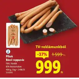 Lidl Pikok Bécsi roppans ajánlat