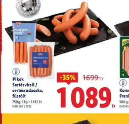 Lidl Pikok Füstölt Virsli ajánlat