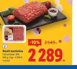 Lidl Auchan Darált marhahús ajánlat