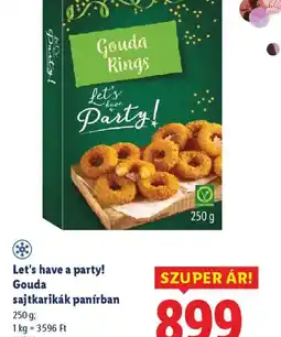Lidl Gouda sajtkkarikák ajánlat