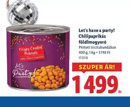 Lidl Chilipaprikás földimogyor ajánlat