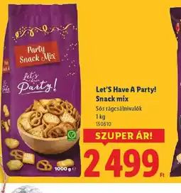 Lidl Let's Have A Party! Snack mix ajánlat