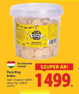 Lidl Party King Kréker ajánlat