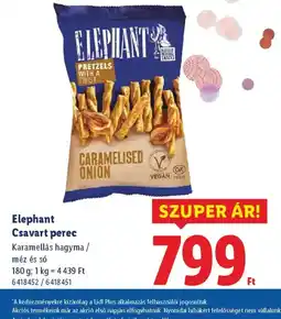Lidl Elephant Csavart perec ajánlat