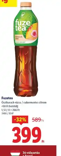 Lidl Fuzetea tea ajánlat