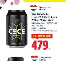 Lidl CECE SÖR ajánlat