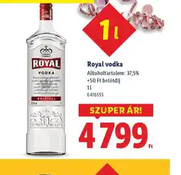 Lidl Royal vodka ajánlat