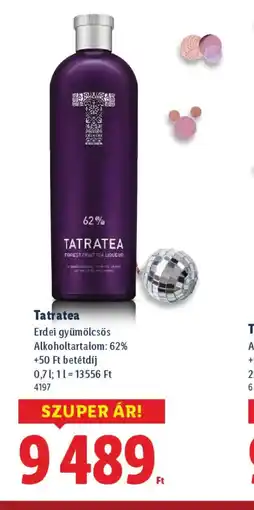 Lidl Tatratea Endei gyümölcsös ajánlat