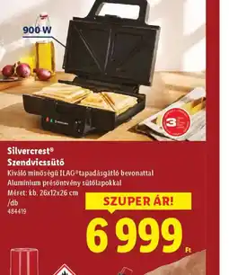 Lidl Silvercrest® Szendvicssütő ajánlat