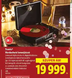 Lidl Tronic Hordozhat lemezjátsz ajánlat