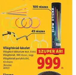 Lidl Világít rúd-készlet ajánlat